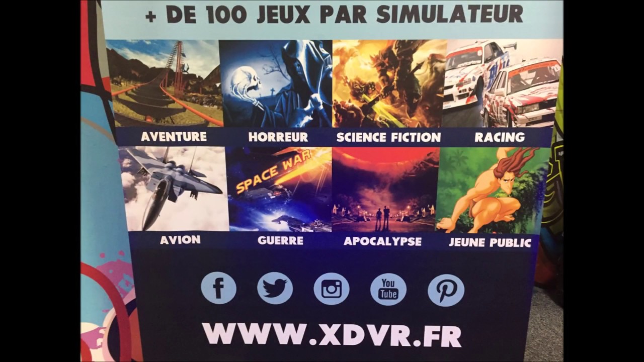 simulateurs de r&eacute;alit&eacute; virtuelle 9D VR - XDVR
