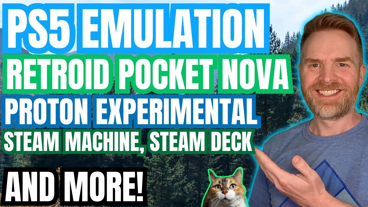 Огромный прорыв в эмуляции PS5, Steam Machine на Windows против Steam OS, Retroid Pocket Nova...