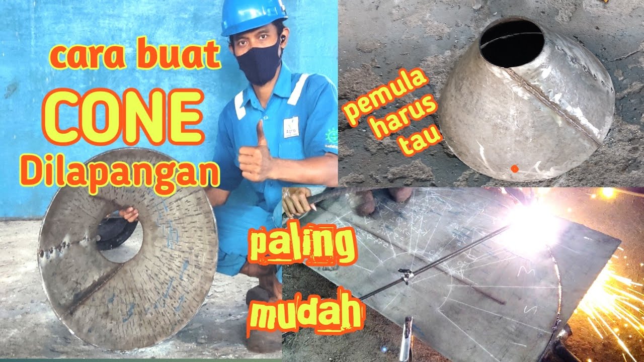 Rumus Dan Cara Buat Kerucut/Cone Di Lapangan Paling mudah || How To Make Cone a Simple