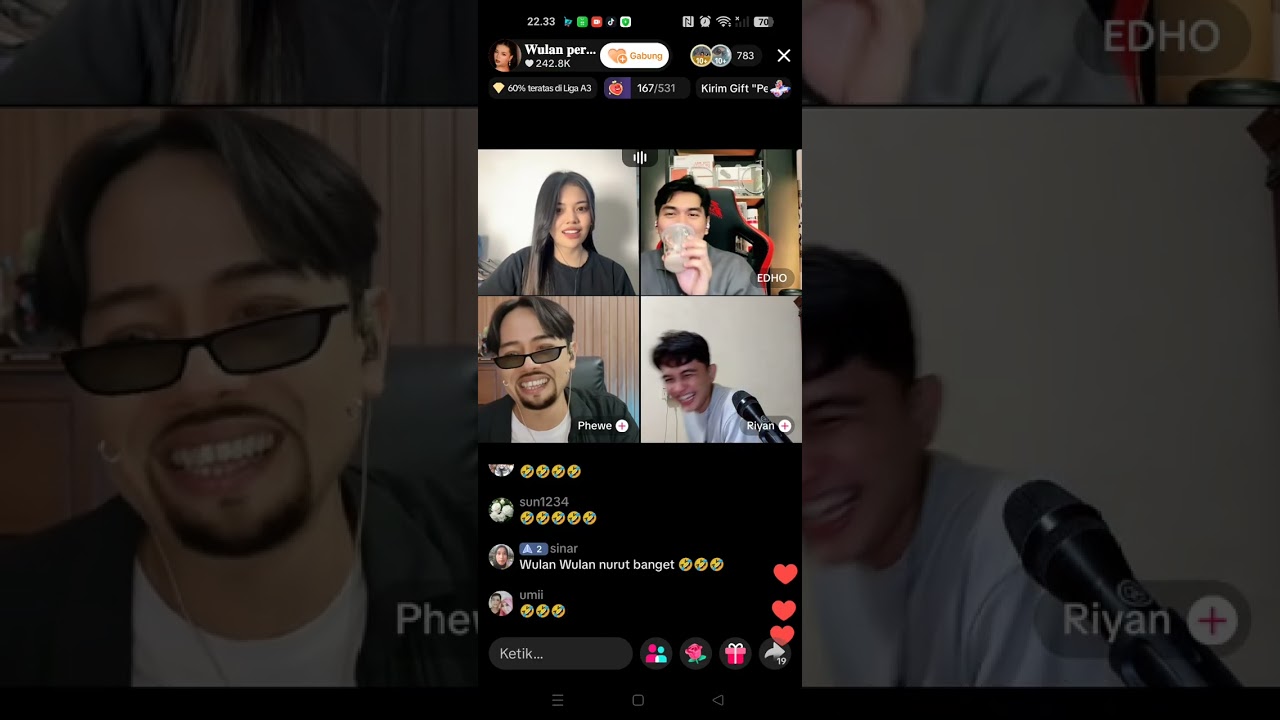 Dan akhirnya terjadilah sinetron Wulan phewe 😂😂