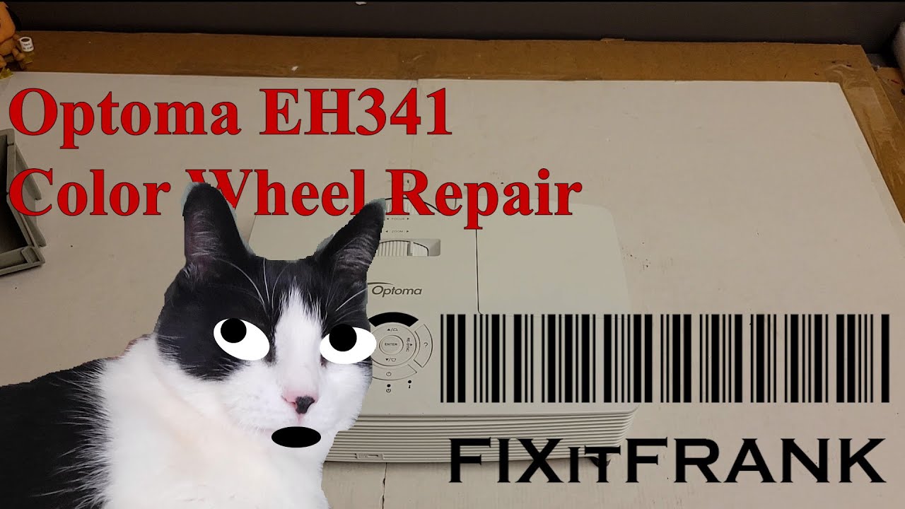 Optoma EH341 DLP Projector Repair | Colorwheel Replacement