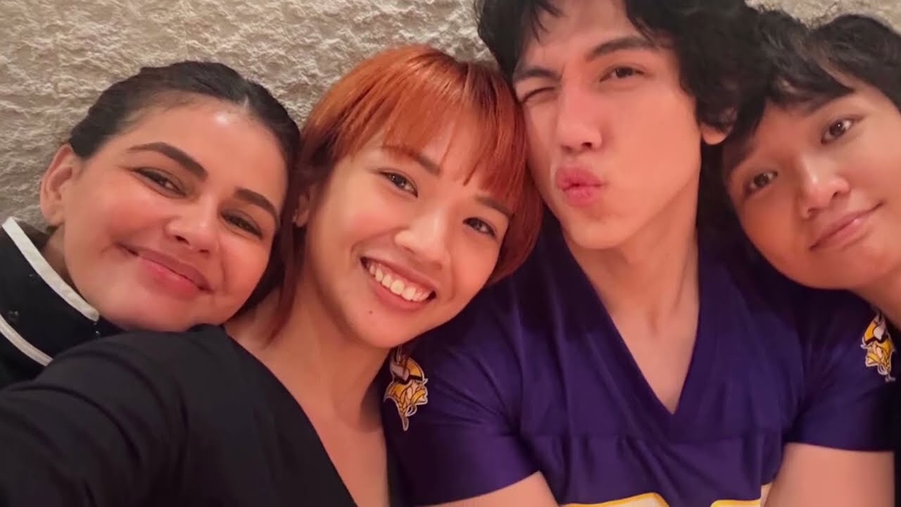 Janine Gutierrez' First shoot this year with her team! After work, they celebrate BJ's birthday. 🥰