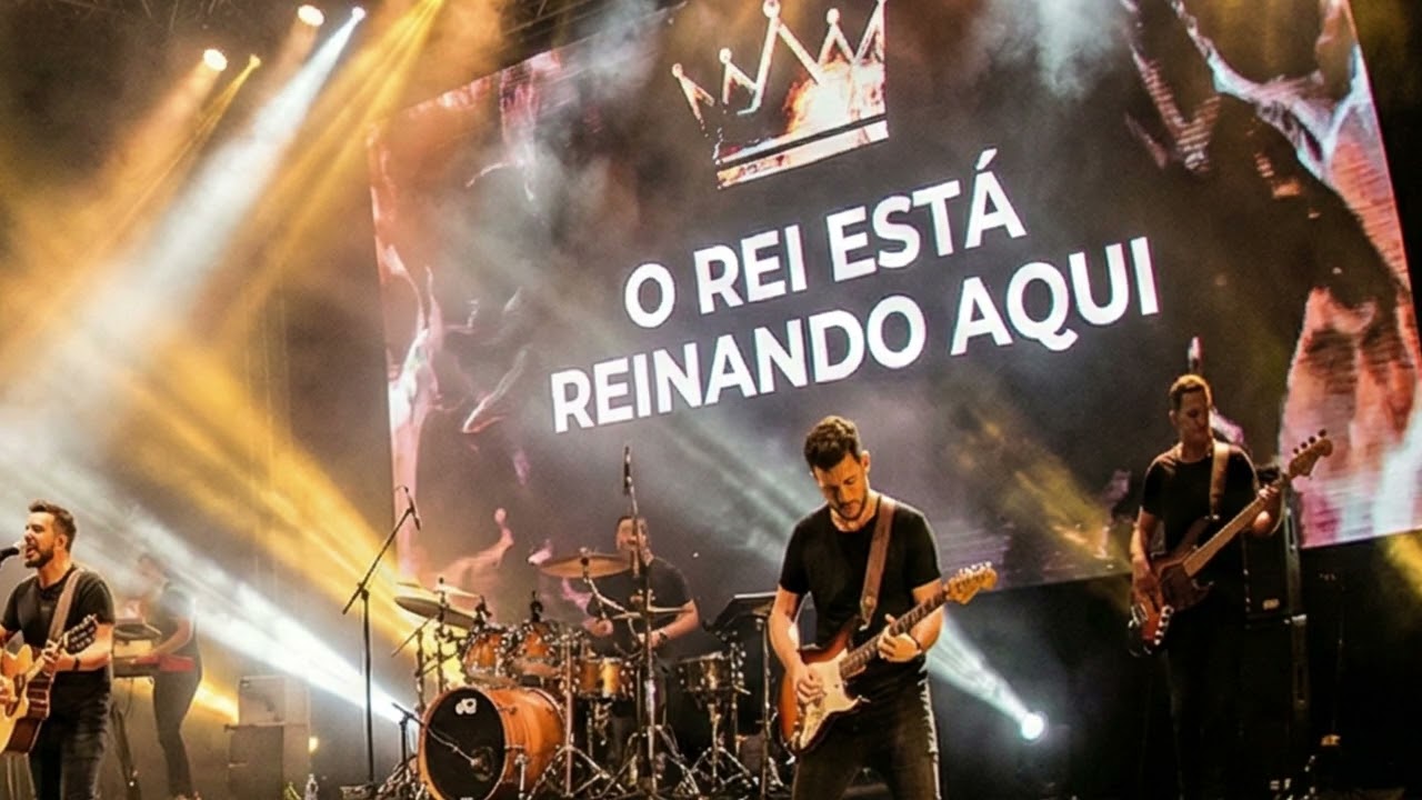 O REI ESTÁ REINANDO AQUI 👑 Adoração Épica (Louvor Salmo 2)