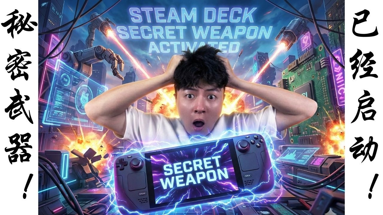 我的 Steam Deck 全部配件公开！还有一个神秘武器…🔥 （ENG SUB）