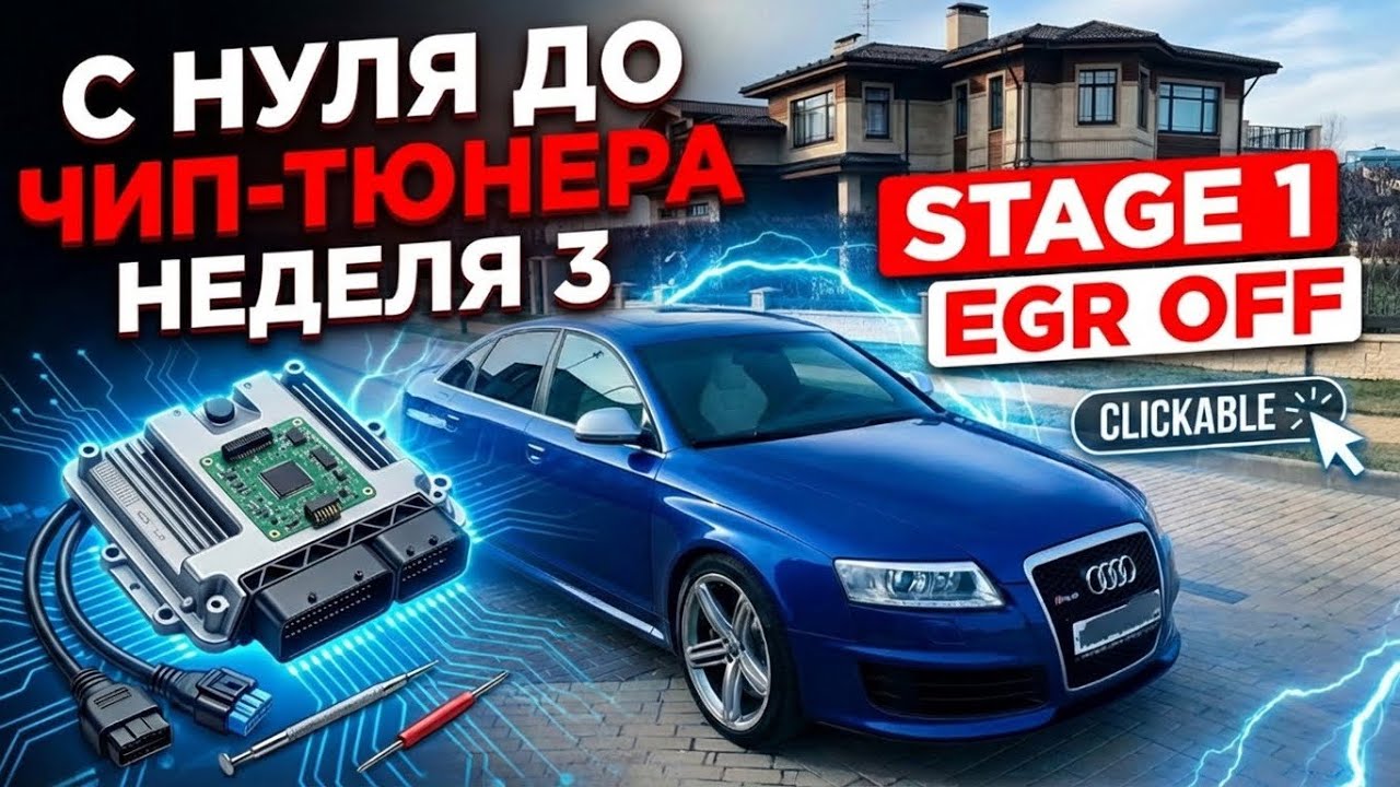 С нуля до чип-тюнера: зарабатываю на AUDI (Неделя 3)