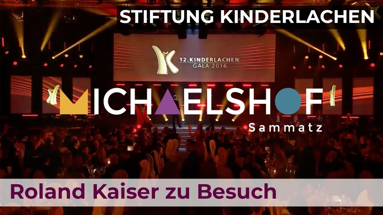 Stiftung Kinderlachen - Unser Kinder- und Jugendheim Peronnik e.V. bekommt Besuch von Roland Kaiser
