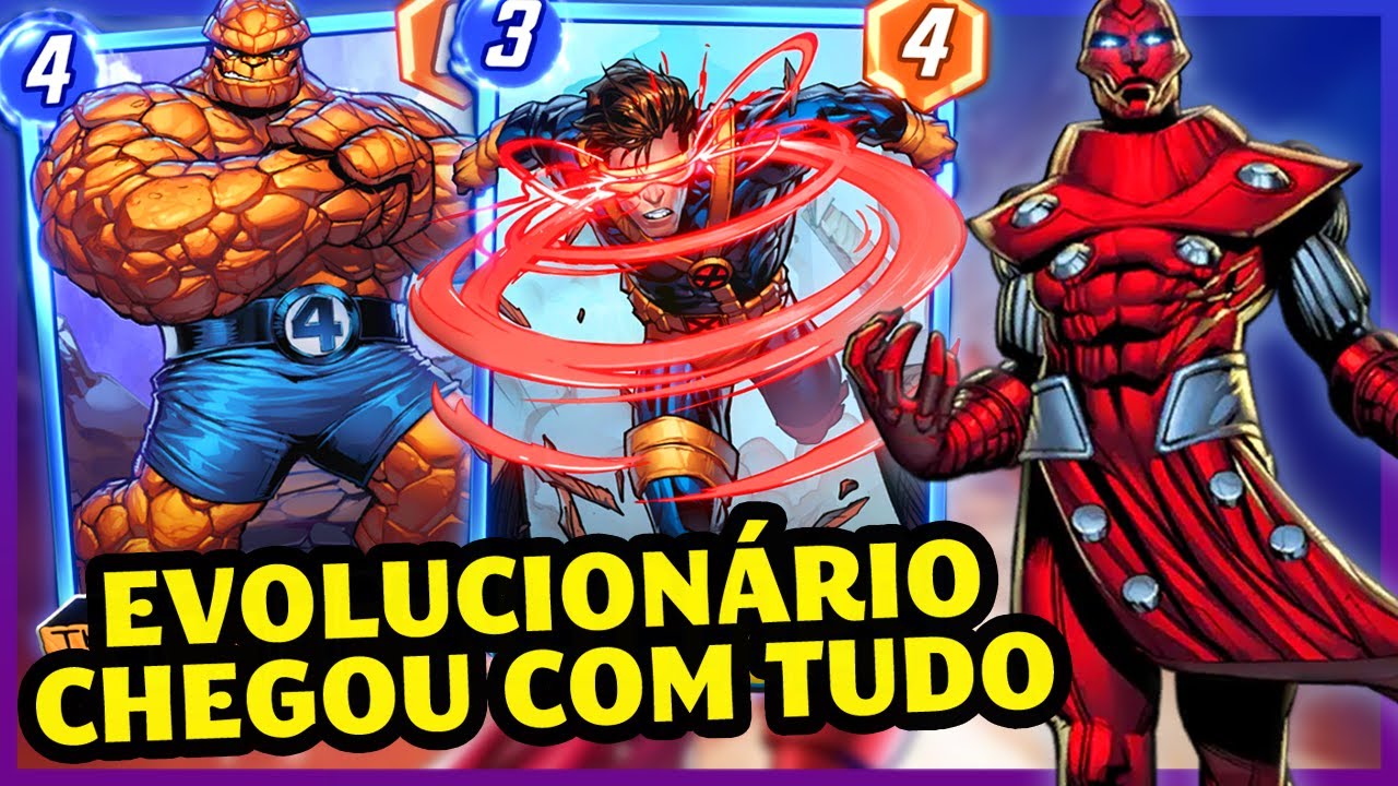 O ALTO EVOLUCIONÁRIO É MUITO FORTE: CICLOPE E COISA BRILHANDO DEMAIS |Marvel Snap|