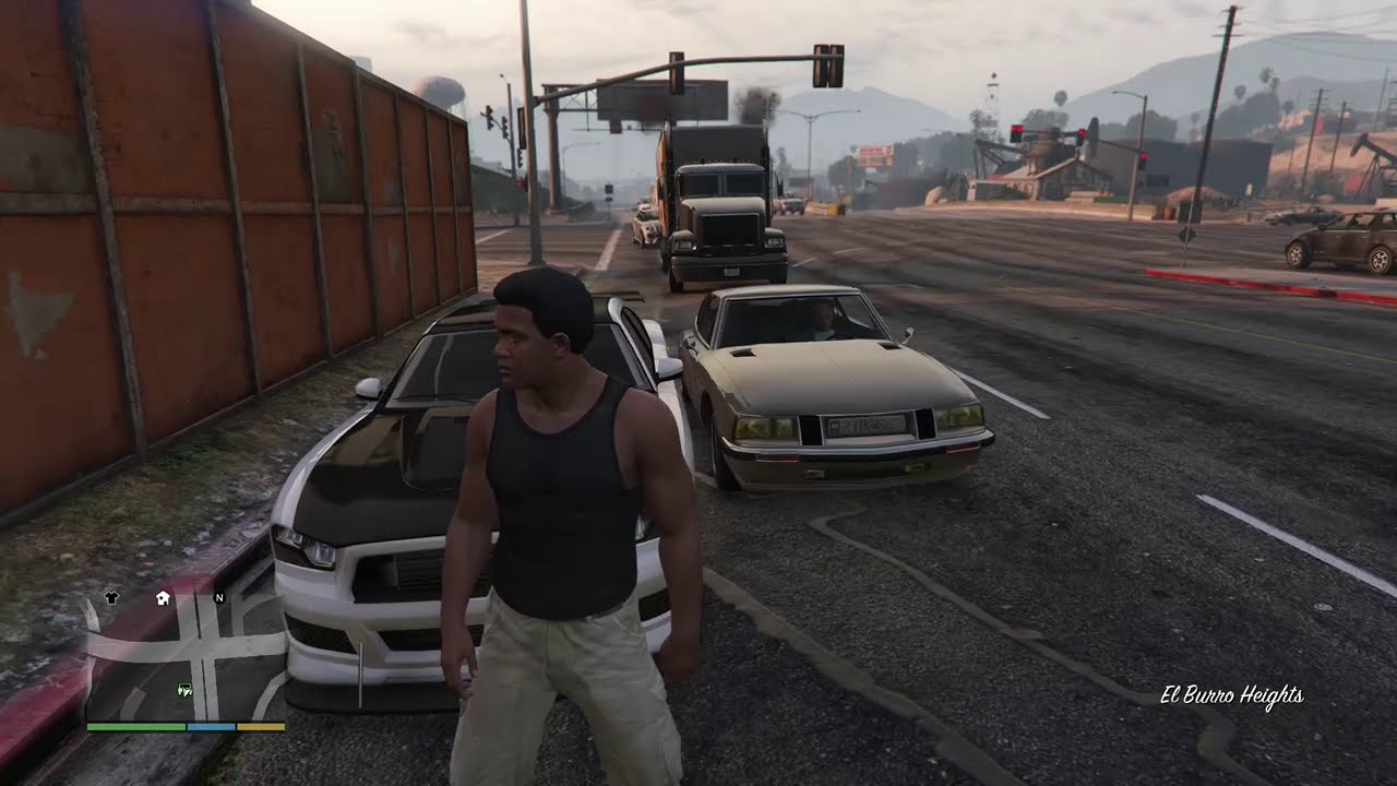 Driving Bravado Buffalo S. Sports With Franklin In GTA 5