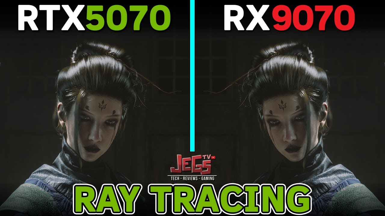 RTX 5070 vs RX 9070 | Ray Tracing Test | Ryzen 5 7600