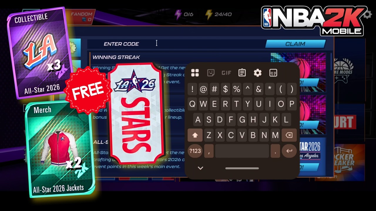 FREE LOCKER CODES IN NBA 2K MOBILE - How To Get Free Hype Tickets