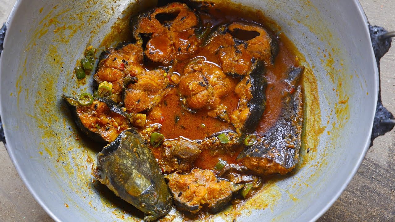 ঠাকুমার হাতের দেশি মাগুর মাছের রান্না | villfood special Magur fish curry by our grandmother