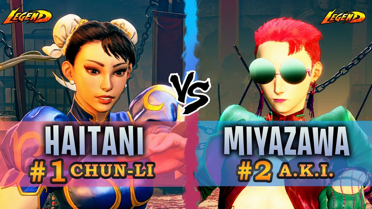 SF6 ▰ Ranked #1 Chun-Li ( Haitani ) Vs. Ranked #2 A.K.I. ( Miyazawa )『 Street Fighter 6 』