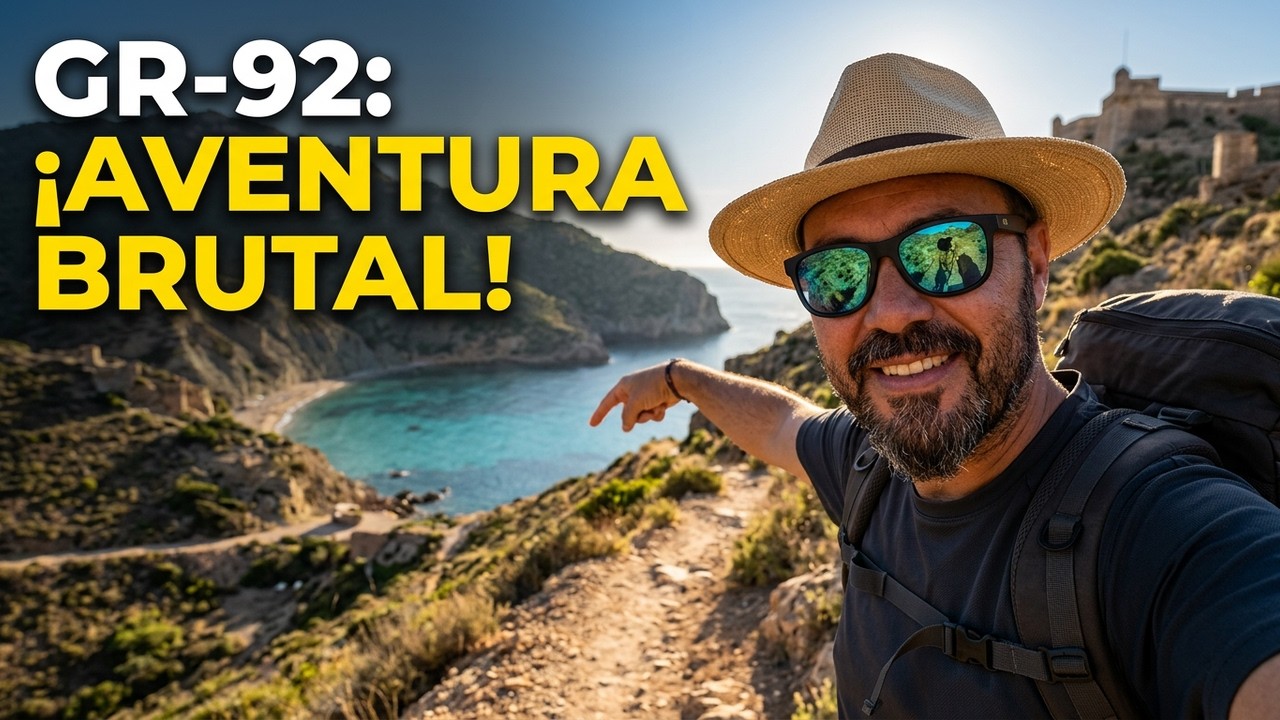 &ldquo;Seguimos pistas SECRETAS en el GR92&hellip; y acabamos durmiendo en una bater&iacute;a militar 😱 (Cartagena)&rdquo;