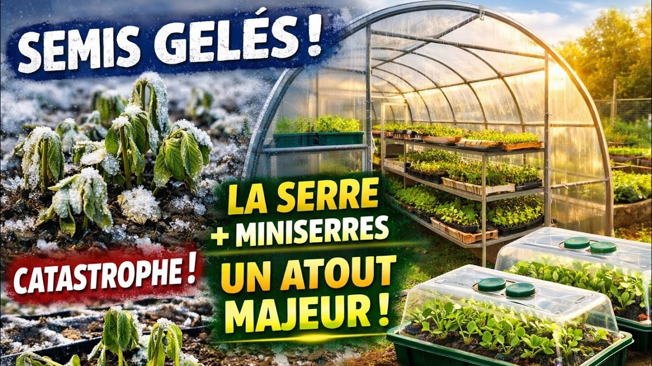 Gel au potager : la serre et les mini-serres ont tout changé !