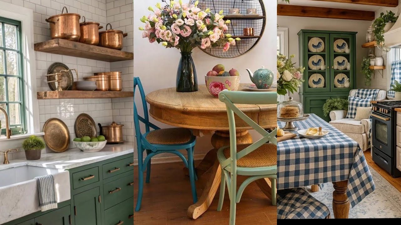 Cozy Country Kitchen Makeover 🌿 Vintage Farmhouse Design Ideas You’ll Love