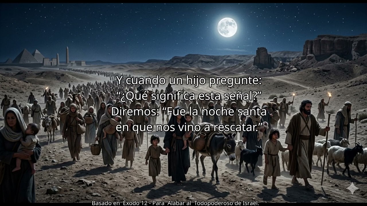 CANCIÓN “ Pesaj-La Noche que paso sobre nosotros”  Basado en Éxodo 12