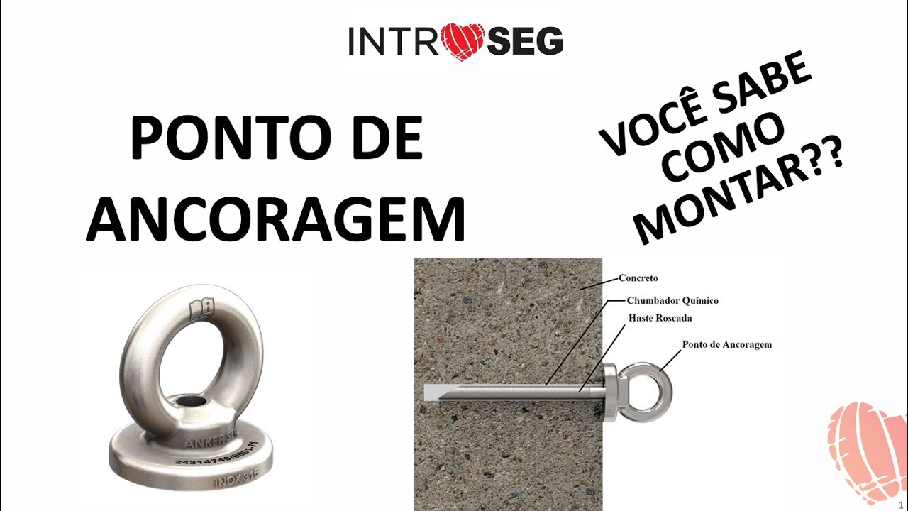 COMO INSTALAR E TESTAR UM PONTO DE ANCORAGEM TIPO A1, USANDO DINAMÔMETRO