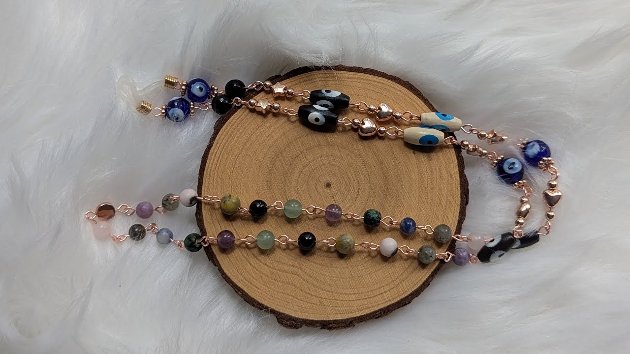 DIY Beaded Eyeglass Holder Necklace | Easy Beginner Wire Jewelry Tutorial 