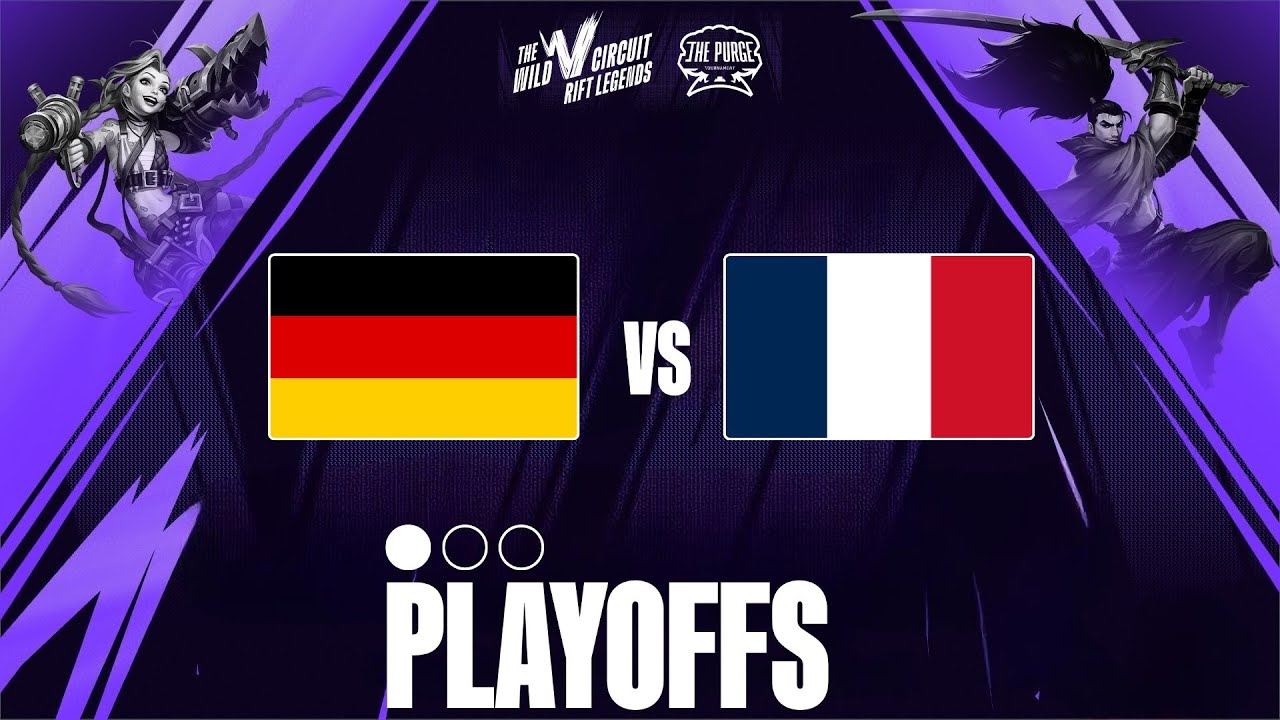 Germany vs. France - Game 1 (Bo3) | Playoffs - Day 1 | Wild Circuit • Rift Legends 2024 - Battle