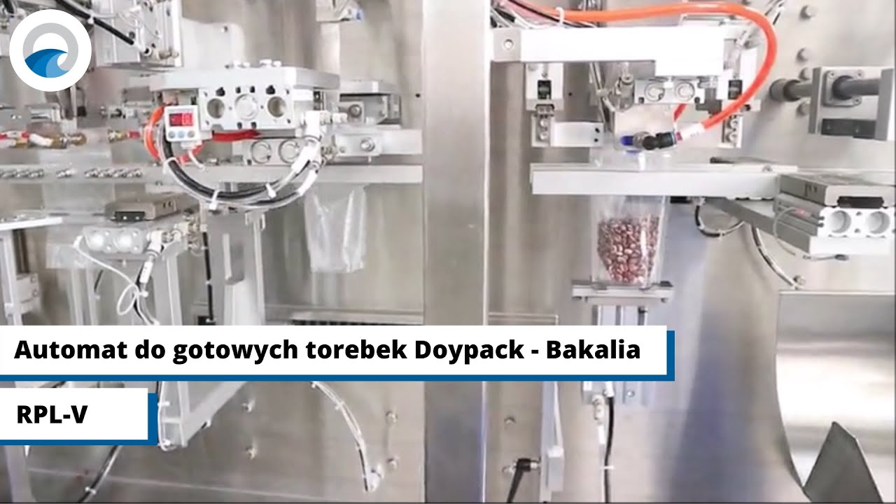 Automat do Gotowych Opakowań | Pakowanie Bakali w Opakowania Doypack na Nowoczesnej Linii Pakującej