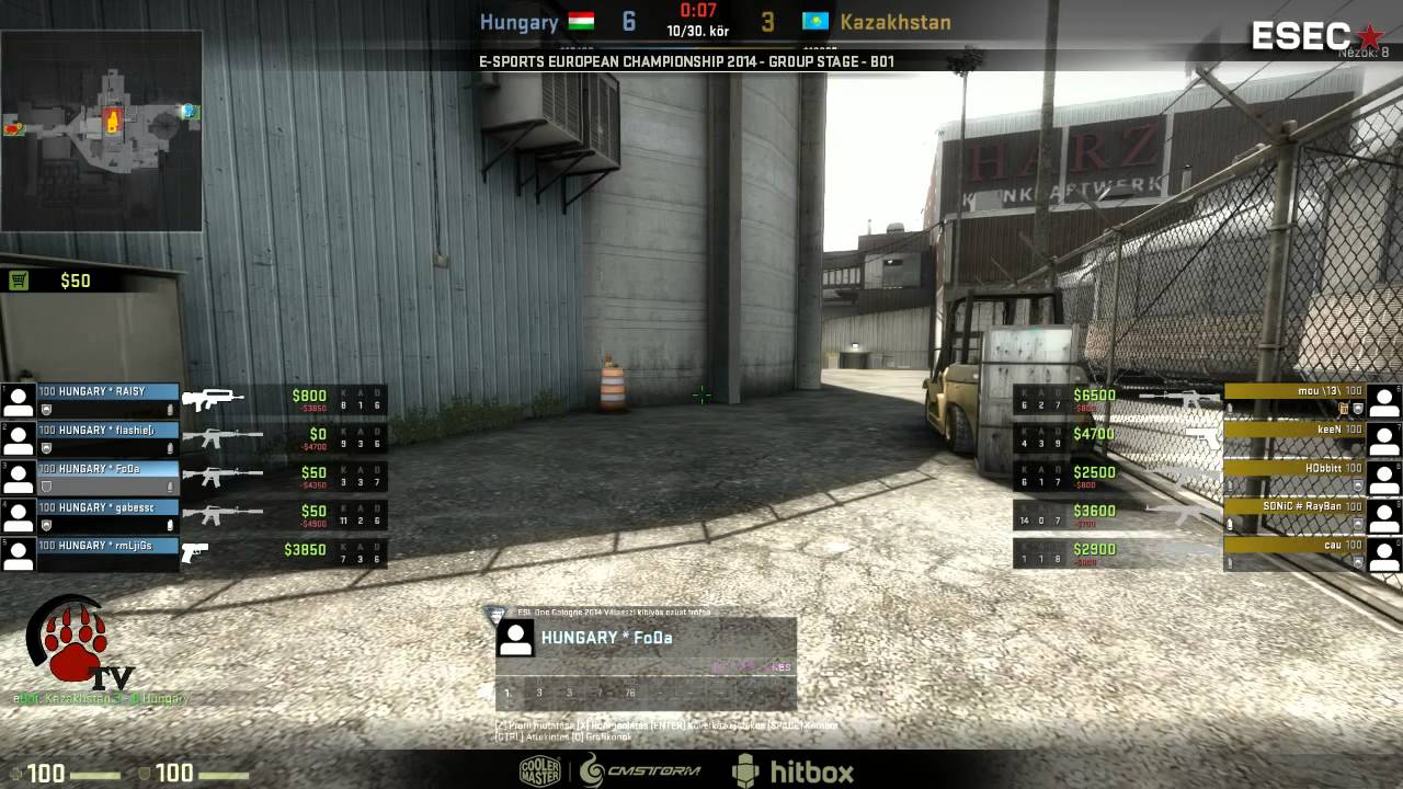 Kazahsztán vs Magyarország @ ESEC2014 CSOPORTKÖR - Sep 11th #1