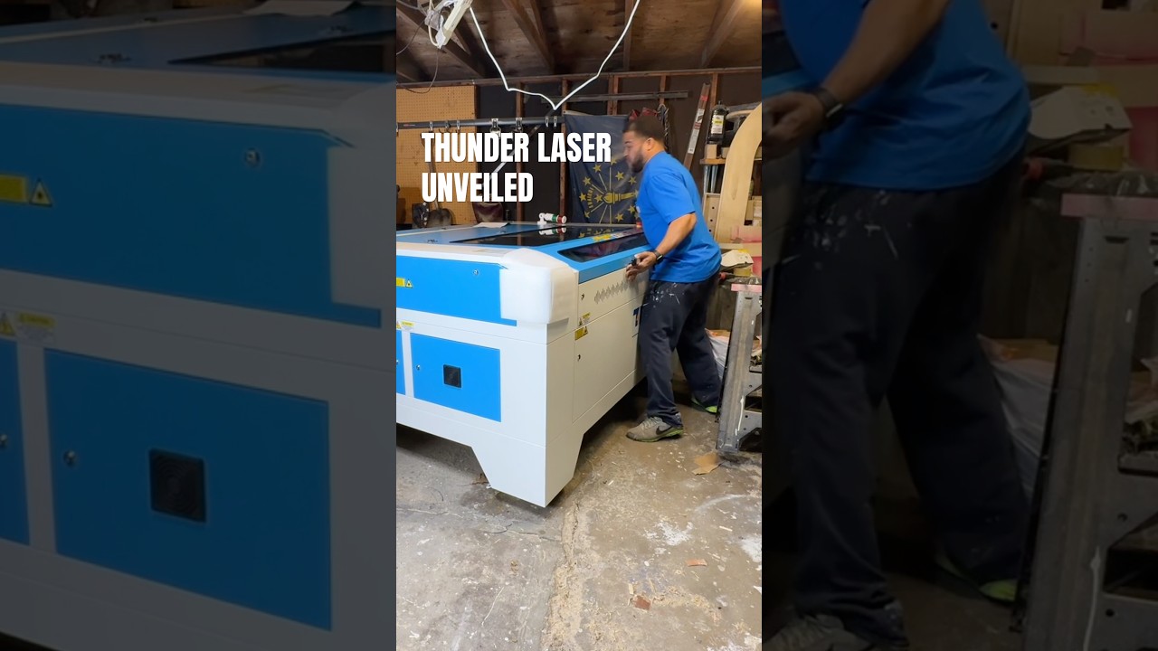 My Thunder laser is officially unpacked 