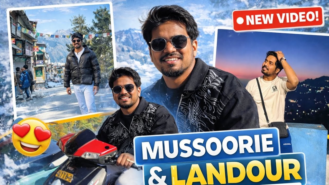 2 Days Trip with Office Mates 🏔️ | Mussoorie & Landour Winter Vlog ❄️ | @LivingWithKunal