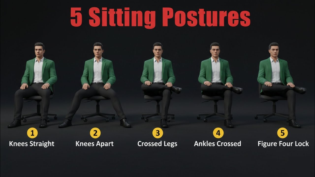 5 sitting posture for men. Best five sitting posture for men. men sitting posture. @Mr_Master-7