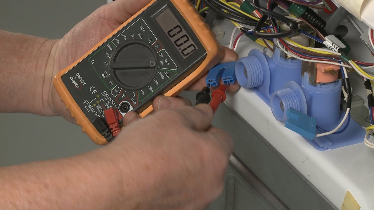 Washing Machine Water Inlet Valve Voltage Testing