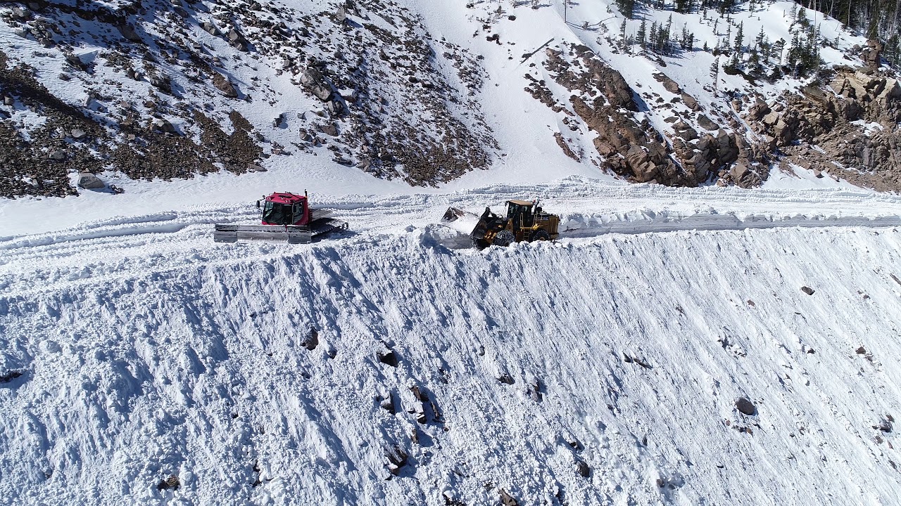 Beartooth Highway Clearing - April 21, 2020 - Drone Video 15