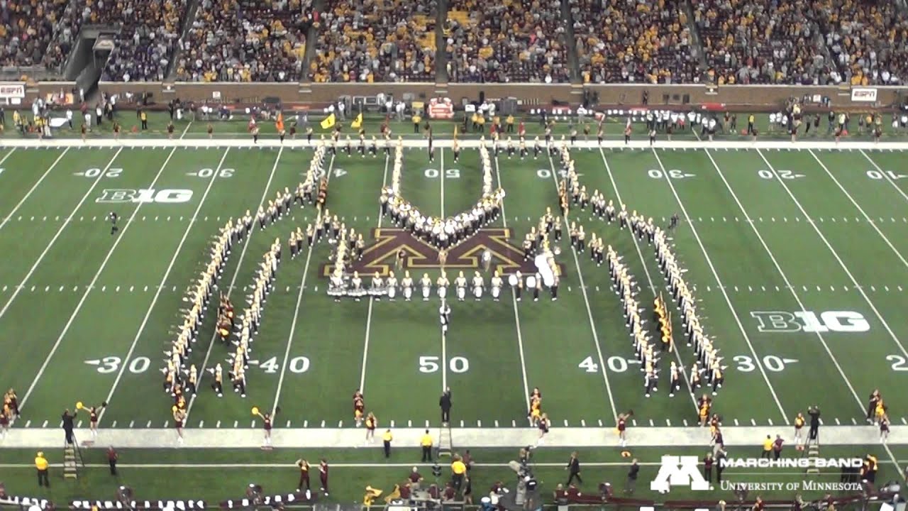 Pregame - Minnesota Marching Band - 9/3/15 vs. TCU