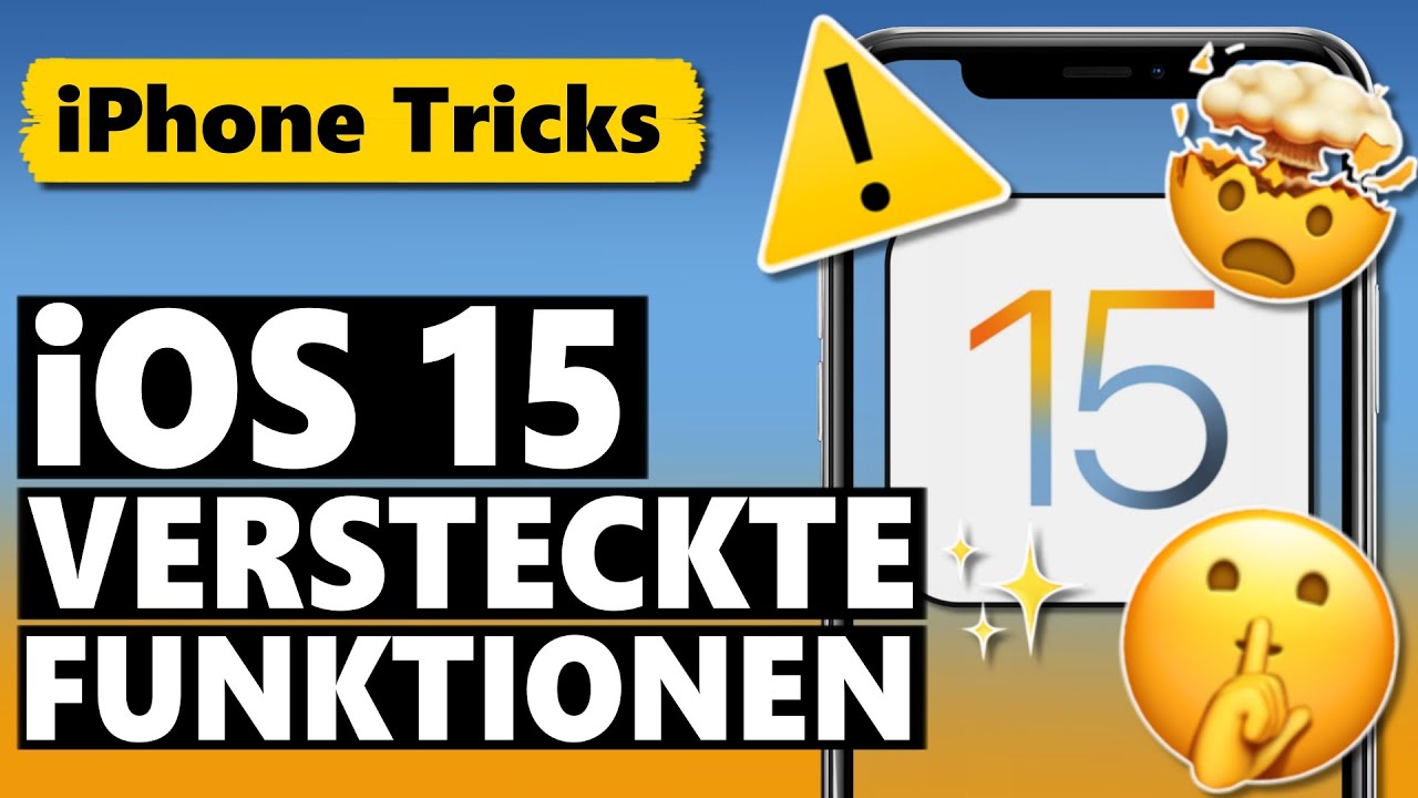 iOS 15 - Versteckte Funktionen die du UNBEDINGT kennen solltest! 🤫🤯⚠️ (Teil 1)