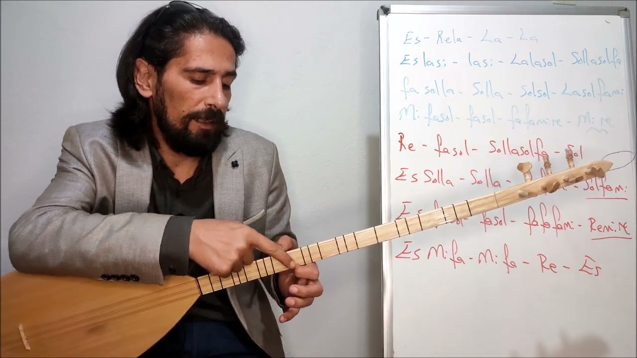 Ağlama Yar Ağlama Anam Uzun Sap Bağlama Solfej Dersi - Ahmet SARI