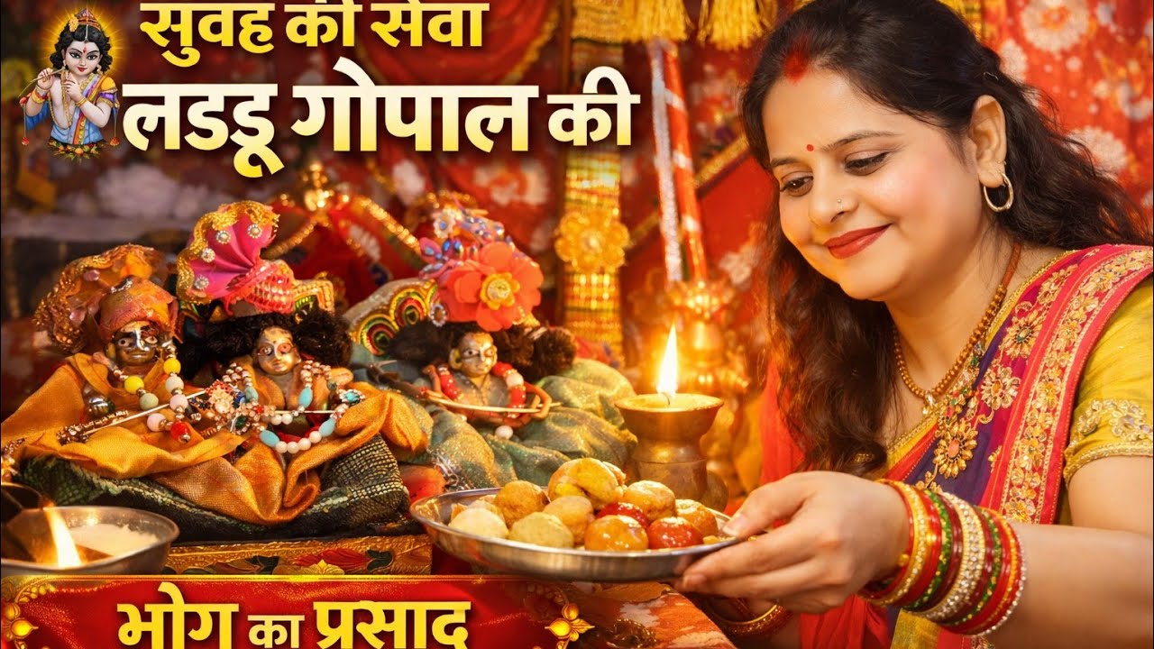 🌺सुबह-सुबह🌅 लड्डू गोपाल की सेवा 🙏 भोग लगाया | हमारे घर की भक्ति भरी सुबह | Daily Vlog