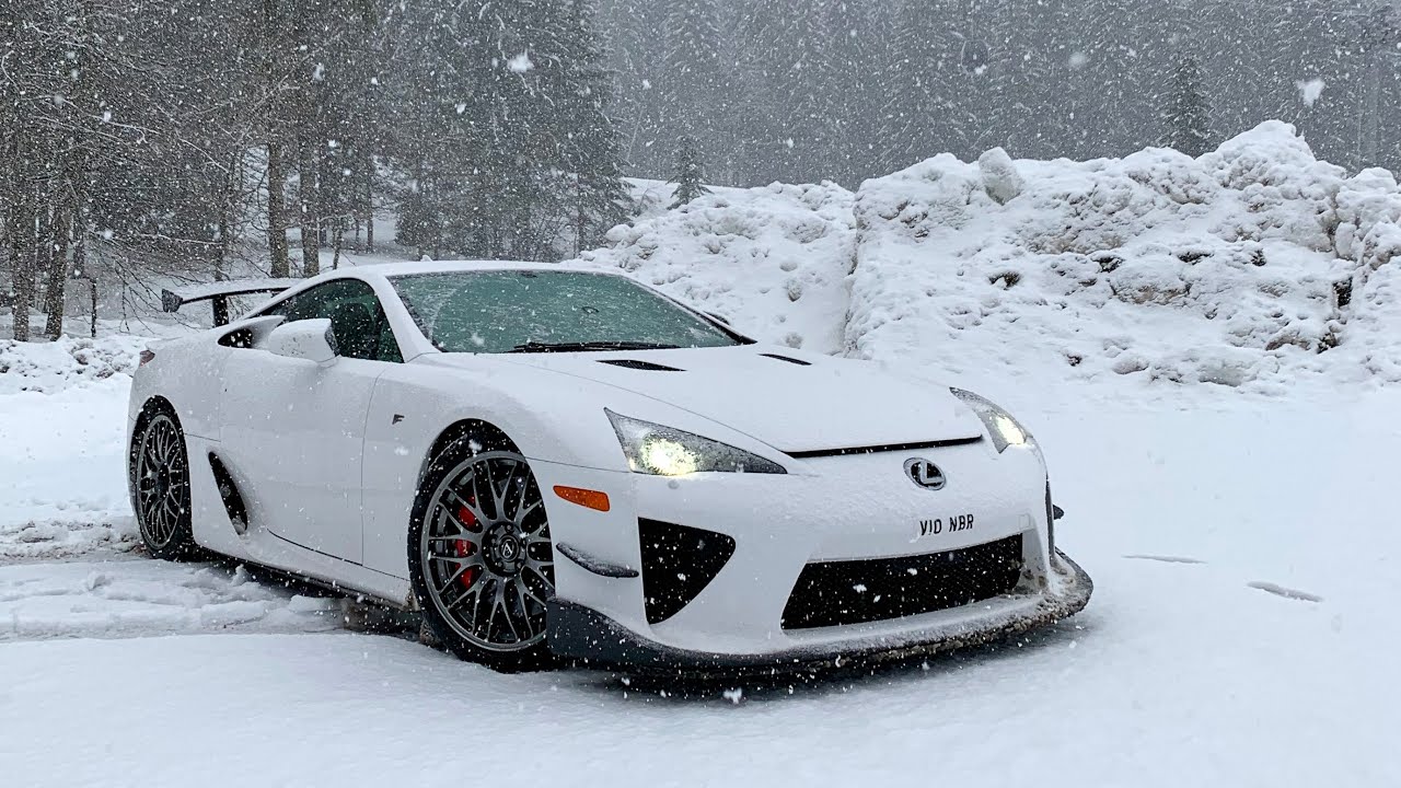 Lexus LFA Nurburgring in the SNOW!!! ❄️ 