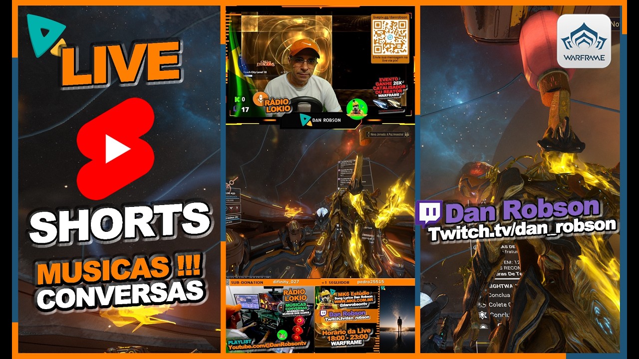 #warframe UPANDO RAILJACK - Conta Amarela !!
