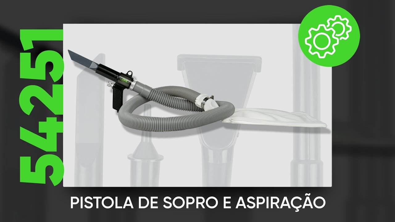 COMO UTILIZAR a PISTOLA DE ASPIRAÇÃO E SOPRO