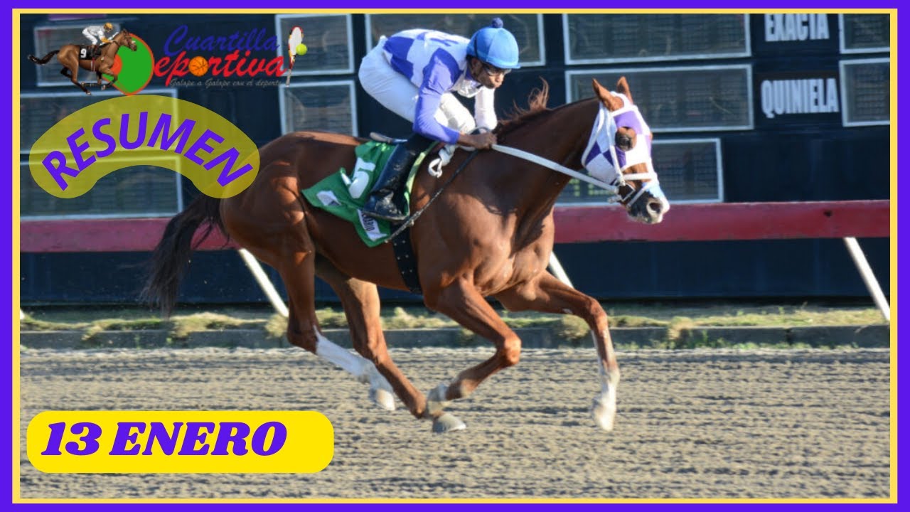 ✅RESUMEN 📽 martes 13 ENERO 2026, carreras caballos🏇 en el V Centenario💰