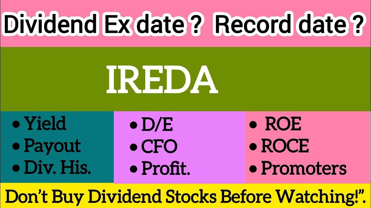 IREDA Dividend | Upcoming Dividend Stock -2026 | IREDA Share Latest News | IREDA Share Dividend 