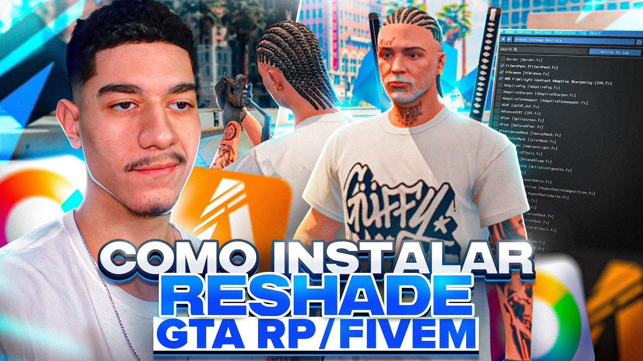 COMO INSTALAR RESHADE NO FIVEM SEM ERROS! - GTA RP TUTORIAL