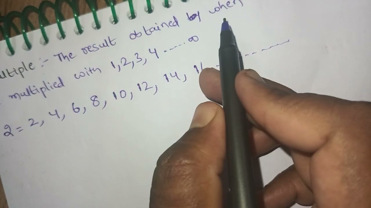 Multiple Common multiple and LCM