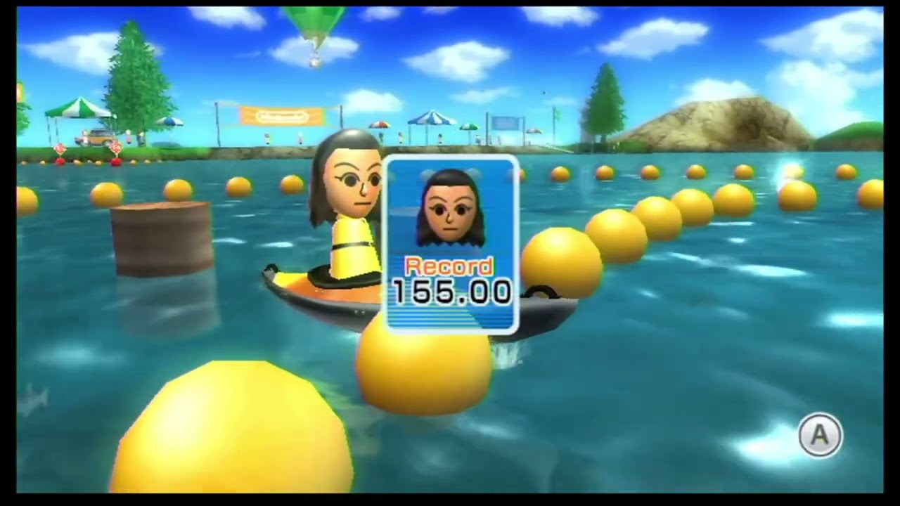 Wii Sports Resort Canoeing Pro Class PB 14:08