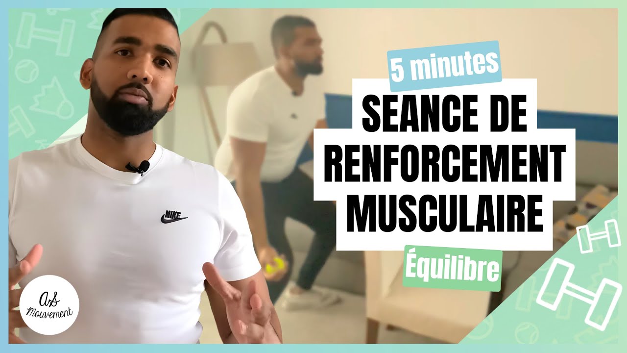 Séance de renforcement musculaire et d'équilibre