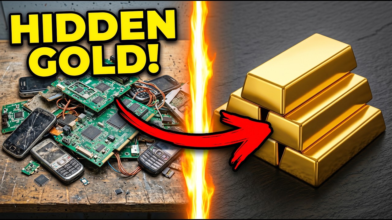 Inside a RECYCLED Gold Refinery What's REALLY Happening