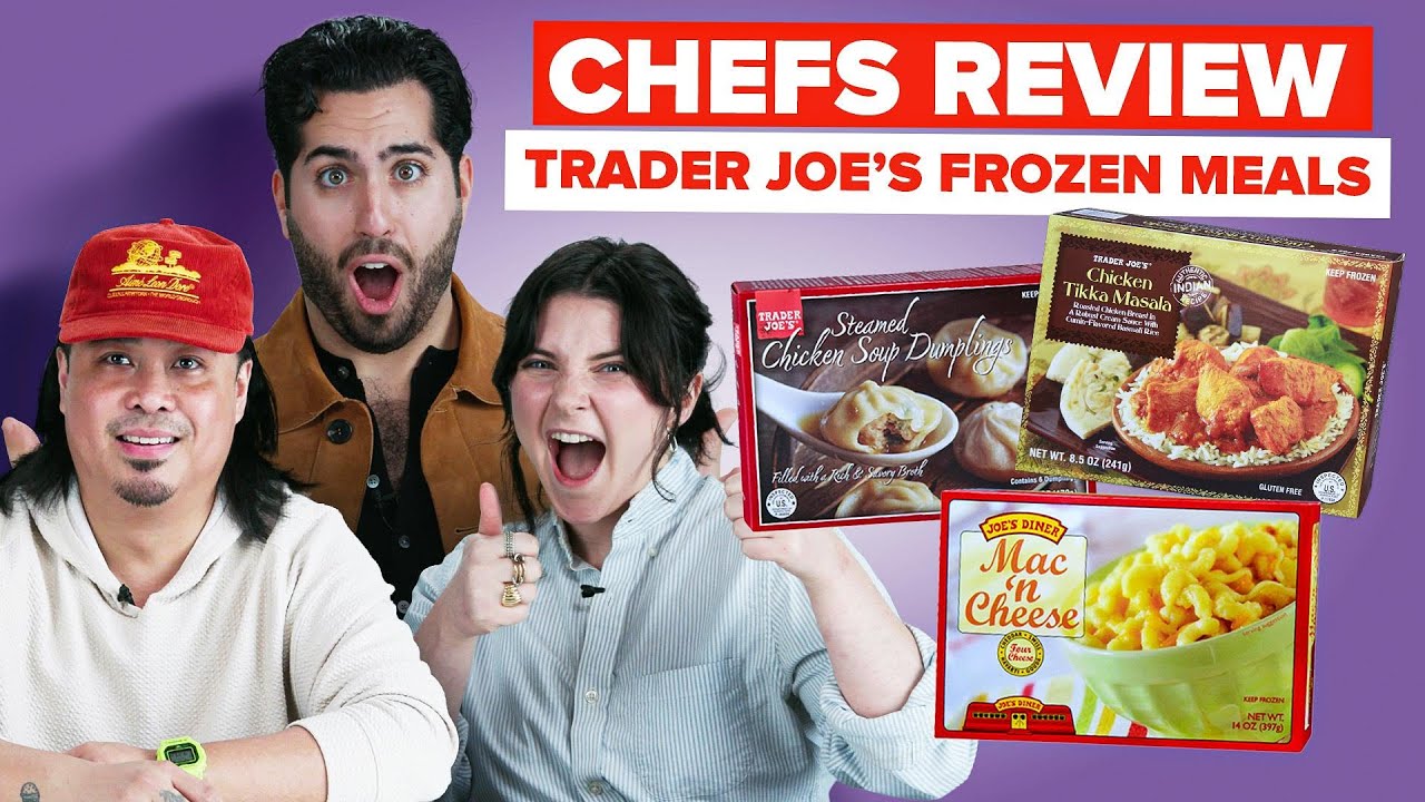 Chefs Review Trader Joe's Frozen Food ft. @cheffinwithzach
