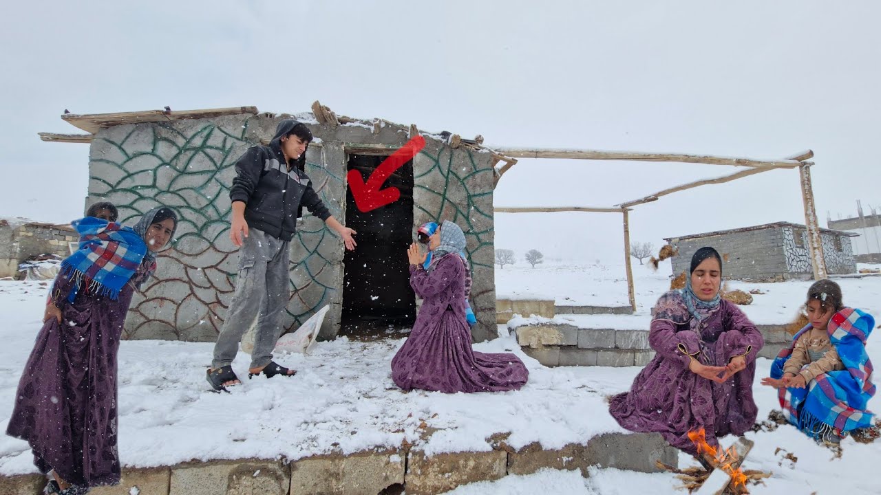 Hardship and Homelessness: The Heartbreaking Narrative of Nomadic Women in the Bitter Cold of Winter