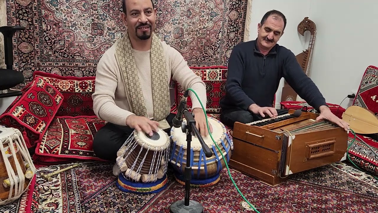 Old Indian Song Harmonium By Homyoon zafar & Tabla By Fridoon Miazada 2023