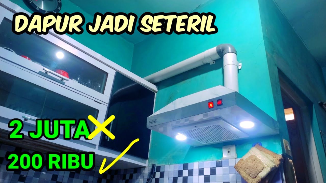 CARA MEMBUAT DUDUKAN HEKSOS PENGHISAP ASAP DAPUR SANGAT MUDAH
