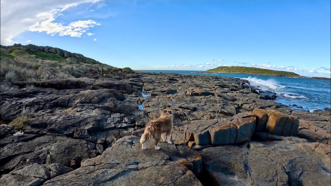 Hike 16: Exploring a rocky headland just before a storm rolls in on Australia’s NSW south coast