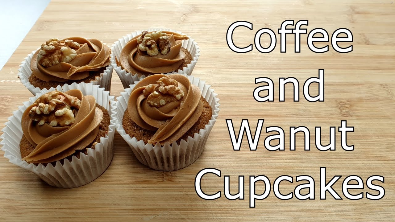 How to make Coffee and Walnut Cupcakes
